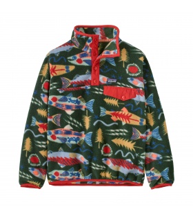 Детски Полар Patagonia Kids' Lightweight Synchilla Snap-T Fleece Pullover