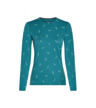 Блуза Icebreaker Women's Merino 200 Oasis LS Crewe Thermal Top Ski Day